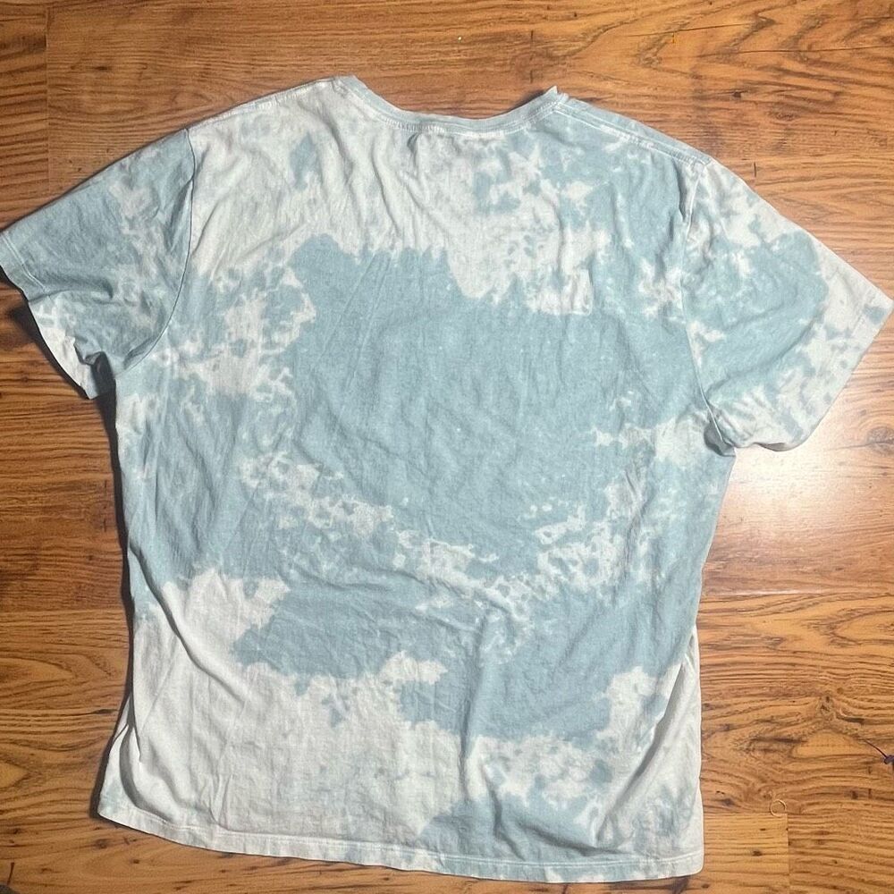 Old Navy Biggie Smalls Blue Tie Dye Mens short‎ Sleeve T Shirt Sz XL - Picture 3 of 7